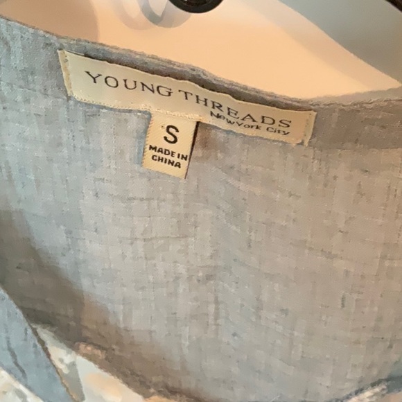 Button-up chambray blouse - Picture 5 of 5